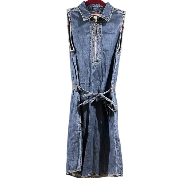 Tommy Hilfiger denim dress with cinched waist, size XS - Picture 1 of 4